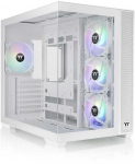 Thermaltake View 380 TG ARGB Snow , Tower-case - baltas, Tempered Glass x 2