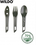 Wildo Ocys Turistinių stalo Įrankių Rinkinys Olive