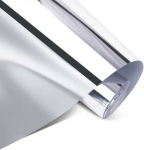 Lipni metalizuota veidrodinė plėvelė LOKLiK PRM-14590, sidabro atspalvio, 30,5 x 180 cm