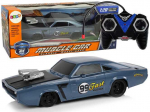 Nuotoliniu būdu valdomas sportinis Muscle Car automobilis 1:20, pilkas
