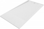 Stačiakampis du&scaron;o padėklas Mexen Amon SMC, 160 x 80 cm, Baltas