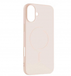 Hurtel Liquid Silikoninis MagSafe Apple iPhone 16 - light dėklas telefonui rožinės spalvos