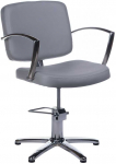 Beauty System Kirpyklos kėdė PROFESSIONAL HAIRDRESSING CHAIR DARIO BRUSSEL Pilkas