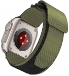 FORCELL F-DESIGN FA05 nylon apyrankė skirta Apple Watch 38 / 40 / 41 mm žalios spalvos