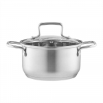 Puodas plieno su dangteliu Hugo 18 cm AMBITION