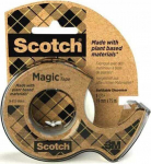 Scotch 3M Taśma biurowa SCOTCH&reg; Magic&trade; Greener Choice (9-1915D), matowa, 19mm, 15m, 1 rolka, podajnik