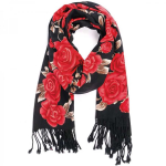 Versoli Moteri&scaron;kas gėlėtas &scaron;alis su kutais