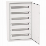 Elektro Plast 9.624 Modulinė skirstomoji plok&scaron;tė 6x24 įleidžiama IP54 DARP-144 aliuminio durys balta 9.624