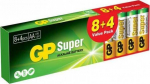 GP Baterija SUPER ALKALINE AA LR6 1.5V 12 SZTUK