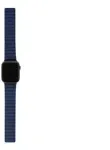 &bdquo;Decoded&ldquo; silikoninis magnetinis tempimo dirželis LITE 38/40/41 mm, tamsiai mėlynas, bijūnų spalvos