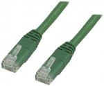 Deltaco TP-615G, 15 m, Cat6, U/UTP (UTP), RJ-45, RJ-45, Žalias