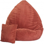 Sėdmai&scaron;is su pagalve Mega Lincoln L, 80x105 cm, rusvai bordinis