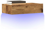 TV staliukas TV spintelės su LED lemputėmis, 2vnt., medienos, 60x35x15,5cm
