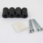 Bituxx Moderni tamsiai pilka pa&scaron;to dėžutė su laikra&scaron;čių laikikliu, 345x420x125 mm, 2,45 kg