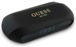 Guess ausinės Bluetooth GUTWSC2MCDSK TWS juodos spalvos Elongated Metalic Printed Logo