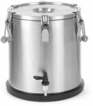 Plieninis termosas su čiaupu maisto transportavimui 20L - Hendi 710227