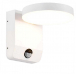 V-tac 17W LED sieninis lauko &scaron;viestuvas, baltas, 4000K, IP65, su judesio davikliu