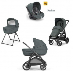 Universalus vežimėlio komplektas Inglesina Aptica 4in1 Emerald Žalias + Darwin Infant Recline 0-13 kg