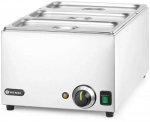 Hendi Bain-marie maisto &scaron;ildytuvas 3x GN 1/ 3 100 mm su dangteliais 1000 W