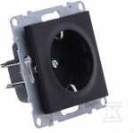 Legrand GN.Z/U SCHUKO AU.SWITCH Juodas SUNO
