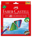 Faber-Castell - Triangular Colour Pencils (48 pcs) (120548)