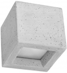 Sollux Lighting Sieninis &scaron;viestuvas LEO concrete