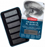 Derwent - Graphite Xl Blocks Tin Of 6 (601059)