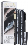 Set L'Oreal Paris: Mega Volume Collagene 24h Extra Blakstienų tu&scaron;as Juodas, 2 pcs, 9 ml + Contour Khol Kohl Akių apvadas Juodas 1.2 g