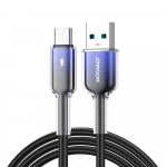 Joyroom USB-A USB-C kabelis S-A42 3A 1.2m juodos spalvos