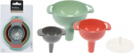 Mondex Keuken Trechter ir Sijojimo Rinkinys 10/8/6 cm