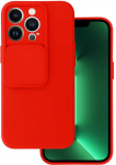Topt Camshield Soft dėklas skirtas Apple iPhone 13 Pro Raudona