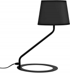 Customform Stalinė lempa, SHADE LAMP, 35x35x40 cm, Juoda/Balta