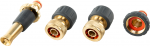 4 dalių laistymo priedų rinkinys 1/2" žarnoms Bradas BRASS SOFT, Brass