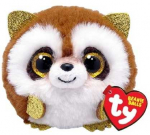 Meteor Mascot TY Beanie kamuoliukai Raudona Raccoon