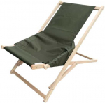 &Scaron;ezlongas sodo medinis Gozo Comfort chaki PATIO