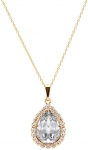 Diamond Sky Jewelry Kaklo papuo&scaron;alas moterims DiamondSky Celestial Drop su Swarovski kristalais