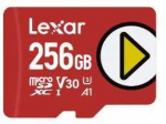 Atminties kortelė Lexar PLAY | 256 GB | Micro SDXC | Flash atminties klasė 10