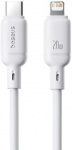 Baseus Silky USB-C/Lightning greito įkrovimo kabelis 1m 20W Baltas