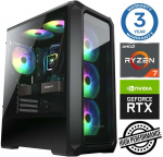Stacionarus kompiuteris INTOP Ryzen 7 5700X 16GB 250SSD M.2 NVME RTX3050 6GB no-OS (RW39779NS)