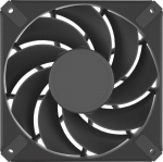 Fander Ventiliatoriaus ventiliatorius Roxo P12 PWM PST Revers, 120 mm juodas (FRX123)