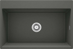 Deante granitinė virtuvinė plautuvė su magnetais Deante Magnetic ZRM_T10B, Anthracite metallic