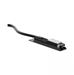 Magnetinės sistemos ZAMBELIS MAGNETIC ULTRA SLIM bėgelių užbaigimas su užmaitinimu, 48V, juodas, 23126