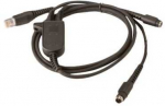 Kabelis Honeywell Honeywell CBL-720-300-C00 lygiagretusis kabelis juodas 3 m PS/2