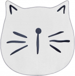 Beliani vaiki&scaron;kas kilimas KITTY Baltas &oslash; 100 cm