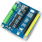 DC variklio valdiklio modulis - keturių kanalų - priedėlis skirtas Raspberry Pi Pico - Waveshare 19764