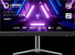 LORGAR 34MP1, UWQHD MiniLED Gaming Monitorius Pro, 34'' (3440*1440) VA curved monitorius, juodas/milky pilkas