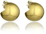 Marc Malone Paauksuoti plieniniai auskarai Carter Gold Earrings MCE24036G