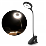 Hurtel [GRĄŽINTAS PREKĖS] Belaidė LED skaitymo lempa su segtuku + juodas mikro USB laidas (Atnaujinta)