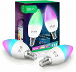 Nous E14 P4 RGBW świeczka (2-pak)