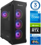 Stacionarus kompiuteris INTOP AQUA i5-13400F 32GB DDR5 500SSD M.2 NVME RTX5070Ti 16GB WIN11 (RW41535WH)